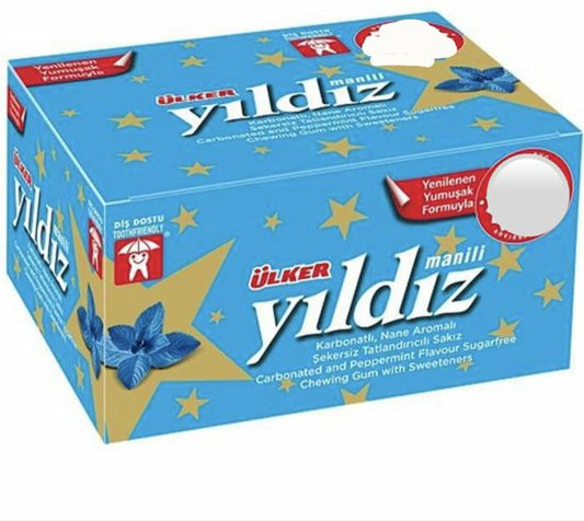 YILDIZ KARBONATLI SEKERSIZ SAKIZ 80 LI 1,4 g