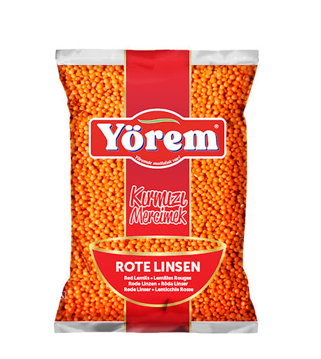 Yörem Kırmızı mercimek 1kg